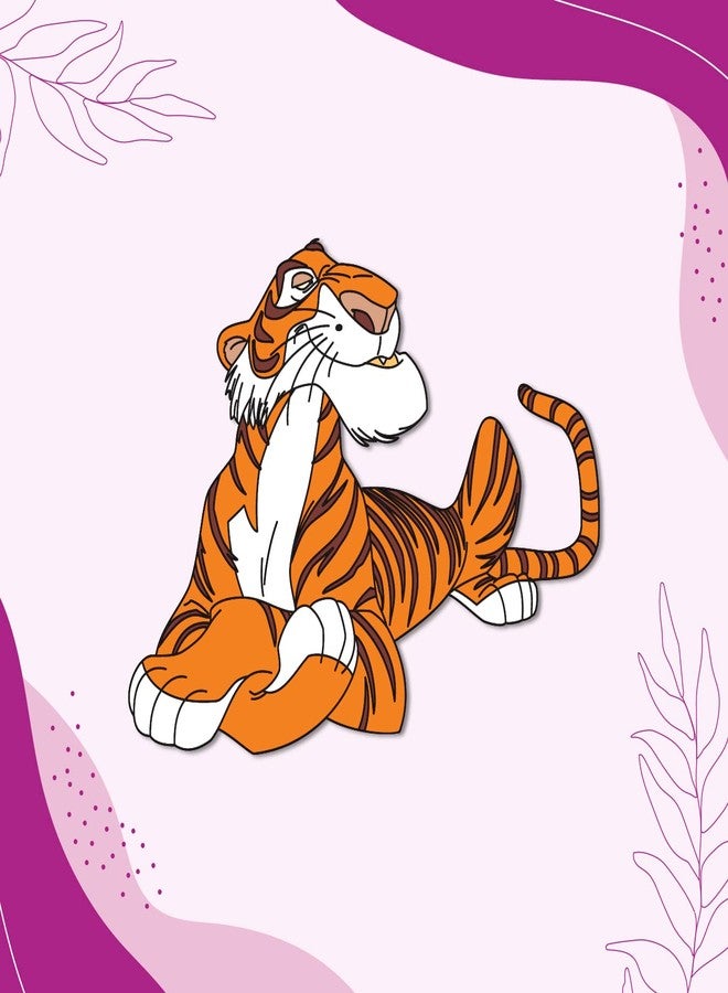 Bhai Please Sher Khan Wooden Fridge Magnet (Pack of 1) Fun Comic Character Gift and Decoration - Image 5
